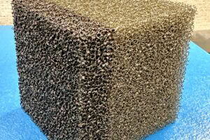 Reticulated polyurethane foam coatings
