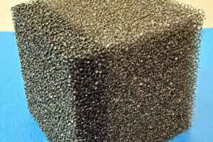 Reticulated polyurethane foam